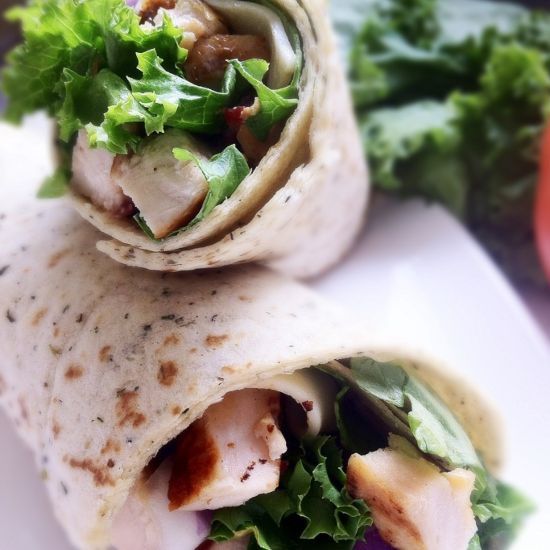 BBQ Chicken & Bacon Wrap