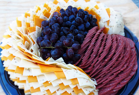 Cheese, Cracker & Sausage Tray